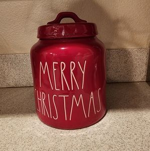 Rae Dunn Merry Christmas Canister